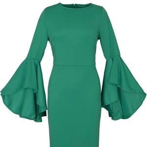 Bell Sleeve Bodycon Dress